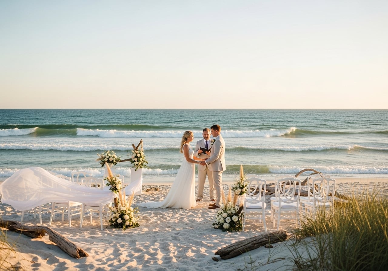 Featured image for 15 Beach House Wedding Ideas for an Intimate Coastal Celebration