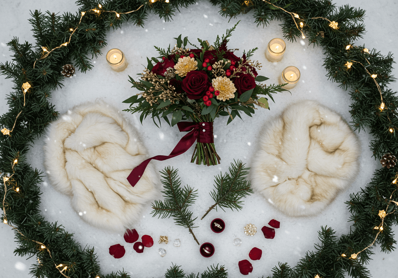 Featured image for 15 Christmas Wedding Trends Exploding in Winter