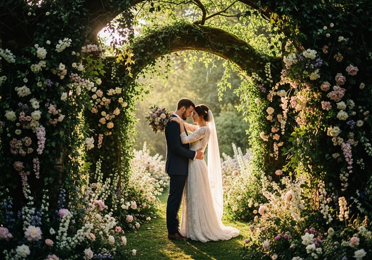 Featured image for The "Secret Garden" Theme: 15 Overgrown Floral Wedding Ideas